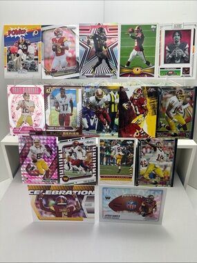 Jayden Daniels/McLaurin/D. Jackson/Moss w/ RG3 Rookie Washington stars lot of 16
